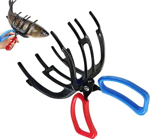 3 Claw Fish Gripper, 2024 Upgraded Metal Fishing Pliers Gripper, Multifuctional Fish Grippers for Fishing, Fish Grabber Tool for Most Freshwater...