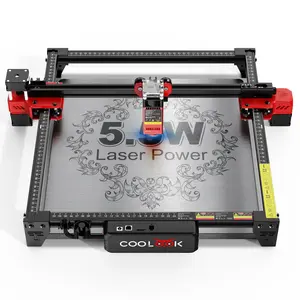 CK1-55 High-Power 5.5W Laser Engraver - Precision Cutting Of Wood, Leather, Stone, Ceramic, Plastic, Stainless Steel, Up To 0.01mm Accuracy, 200mm/S Speed, WiFi & App Integration, Compatible With LaserGRBL, LightBurn