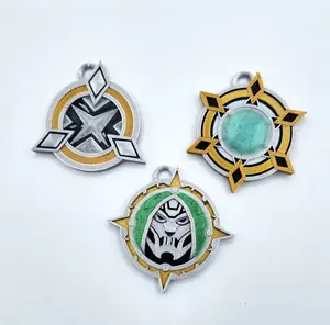 Chapter 5 Season 4 Medallions Mythic Game Hero Keychain Charms - Bag tags - Ornaments Fortnite Inspired - Siphon Doom Stealth Mysterio Reveal Emma Frost