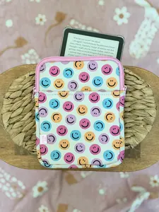 E-Reader / Tablet Sleeve, Padded Sleeve for Kindle and Kobo eReaders - Happy Face