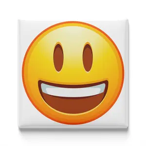 Grinning Face With Big Eyes Emoji Magnet