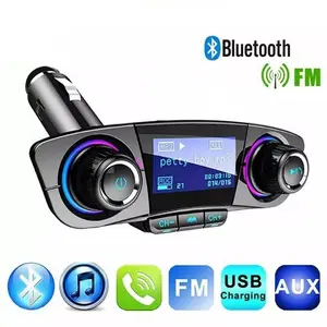 Bluetooth Car FM Transmitter MP3 Player Hands free Radio Adapter Kit + USB Charger