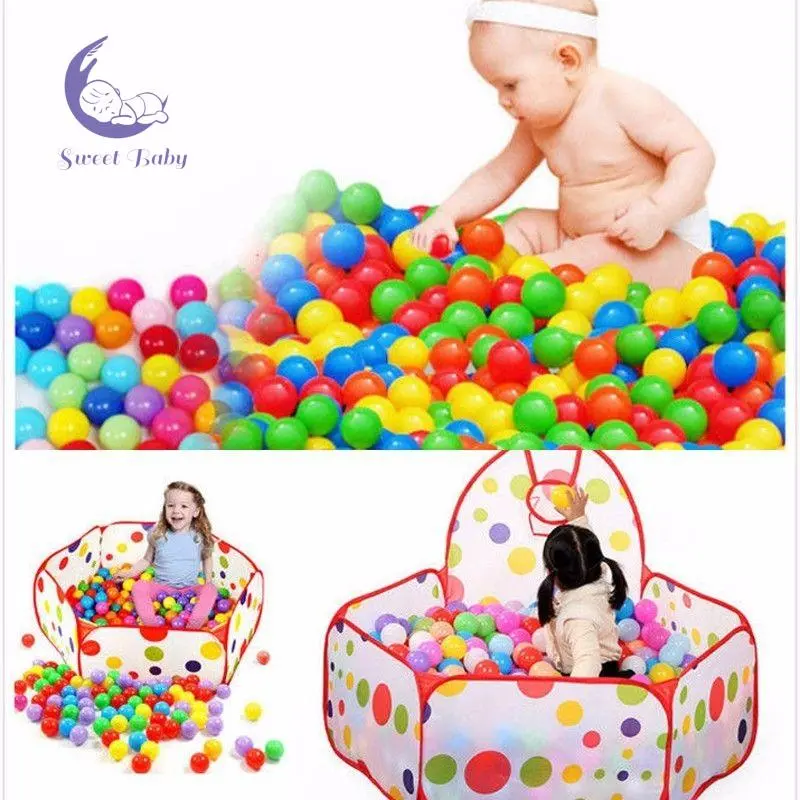 Sensory Toddler Baby Ocean Balls, 20/50/100 Pieces, Dry Pool Play Toys for Bath, Beach Use