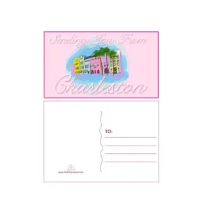 The Rainbow Row Postcard
