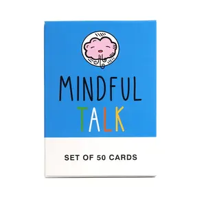 50 Emotional Conversation Cards Game, Educational Card Game for Students & Office Use, Enhance Interaction Perfect Office Supplies, Cloud