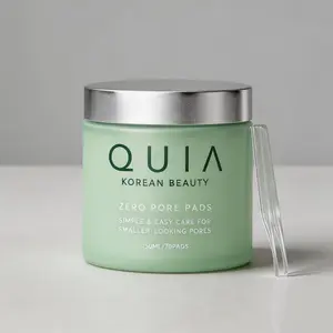[QUIA]Gentle PHA Exfoliating Toner Pads for Sensitive Skin | QUIA Dual-Action 70 Korean Textured Pads, Instant Hydration, Minimize Pores & Clear Blackheads and Facial Blemishes
