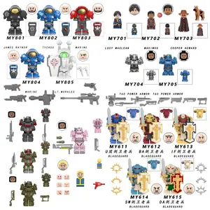 MY601-610 MY501-505  MY801-805 Marine LT.Morales James Raynor Tychus Games Bricks Mini Action Figure Toy Building Blocks Gifts
