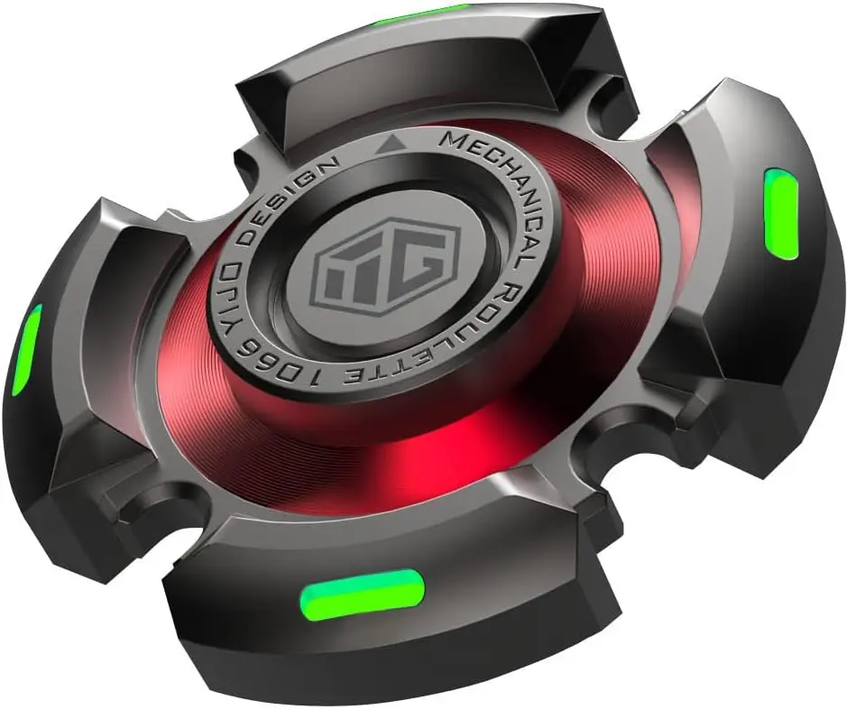 Fidget Spinners, Fidget Spinner for Adults, Stress Anxiety ADHD Relief Figets Toy, Finger Hand Spinner Toys with Light, Fidget Spinner Need Absorb Light Then Release in Dark