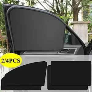 Magnetic Car Window Curtains Set, Universal Fit UV Protection Privacy Shades, Essential for Home Camping, Side Sunshade Drapes