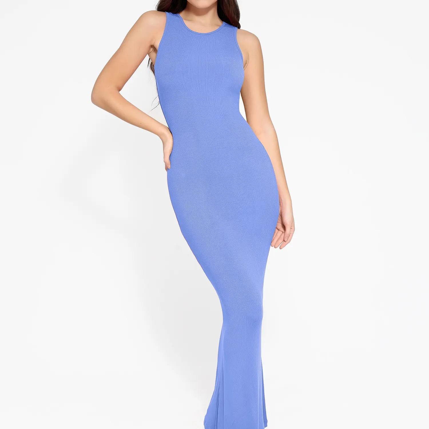 Round Neck & Light Blue