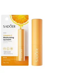 Korean Vitamin C Lip Balm -Beauty Hydrating Juicy Lip Glow Stick for Dry Chapped Lips - Glossy Lip Glaze, Plumps & Softens, Deep Moisture, Glass-Like Shine Lip Care Moisturize Moisturizing Moisturizer Hydrate, Adults, Single Item