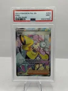 2023 Pokemon PAL EN Ultra Rare 254/193 Iono PSA 9