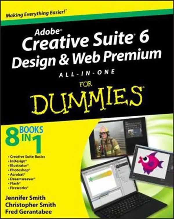 USED Book - Adobe Creative Suite 6 Design and Web Premium All-In-One for Dummies by Smith, Jennifer (Paperback) - english