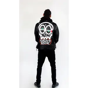 Graffiti Hand Painted Biker Jacket | Saint Esor