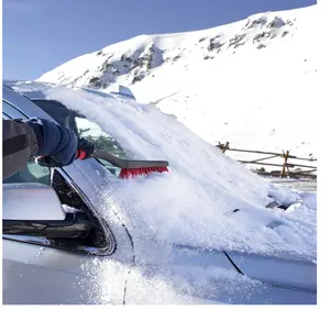 26 Inch Snow Brush with Ice Scraper for Cars, Trucks, SUVs, RVs, and More (Colors May Vary)