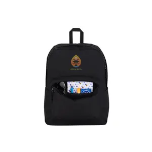 COCO RUTA SuperBreak One Backpacks - Durable, Lightweight Bookbag with 1 Main Compartment, Front Utility Pocket with Built-in Organizer - Premium Backpack, Black