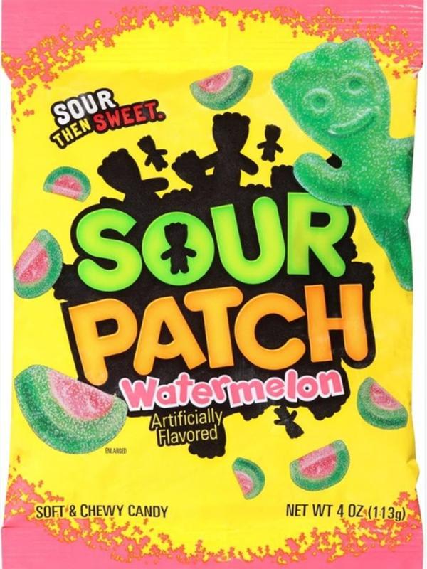 SCARY Sour Watermelon Sour Patch Kids 1/2lb