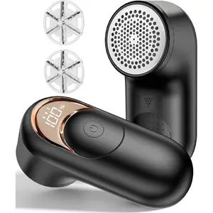 Fabric Shaver Lint Remover, Rechargeable Lint Shaver with 6-Leaf Blades, Sweater Defuzzer, Quickly Remove Fuzz Lint Balls for Clothes, Sweater, Couch, Blanket, Curtain, Wool, Cashmere