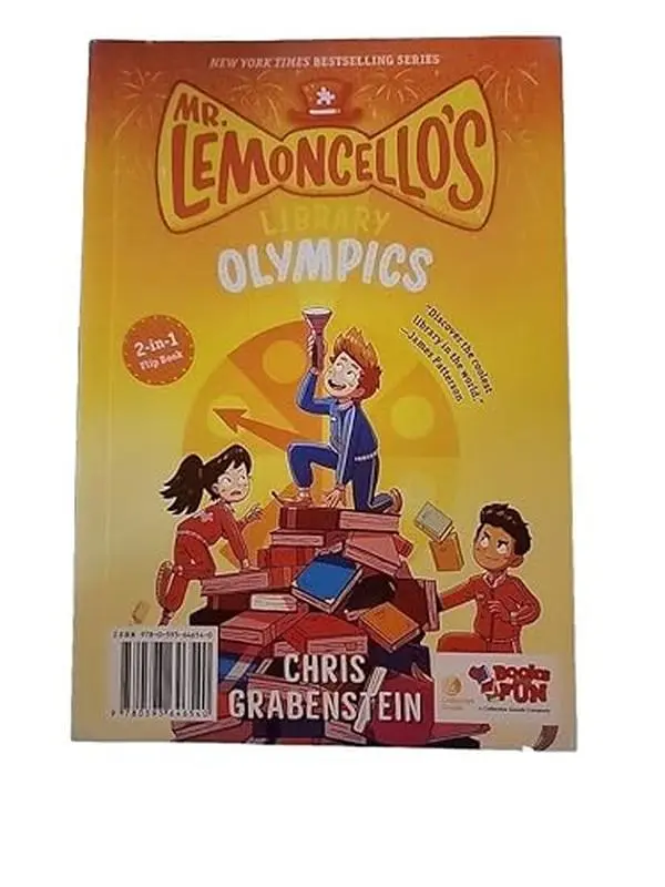 USED-Mr. Lemoncello's Library Olympics & Escape from Mr. Lemoncello's Library 2-in-1 Flip Book by Chris Grabenstein (Paperback)
