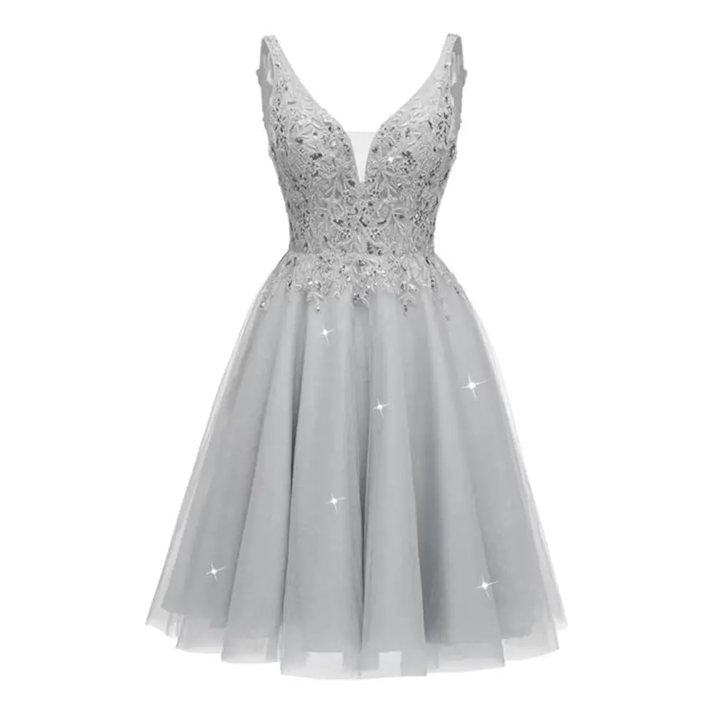 sky blue dress formal Sky Blue Floral Prom Dresses See Through Embroidery Formal Dress Evening Gowns ARD1335 main image 1