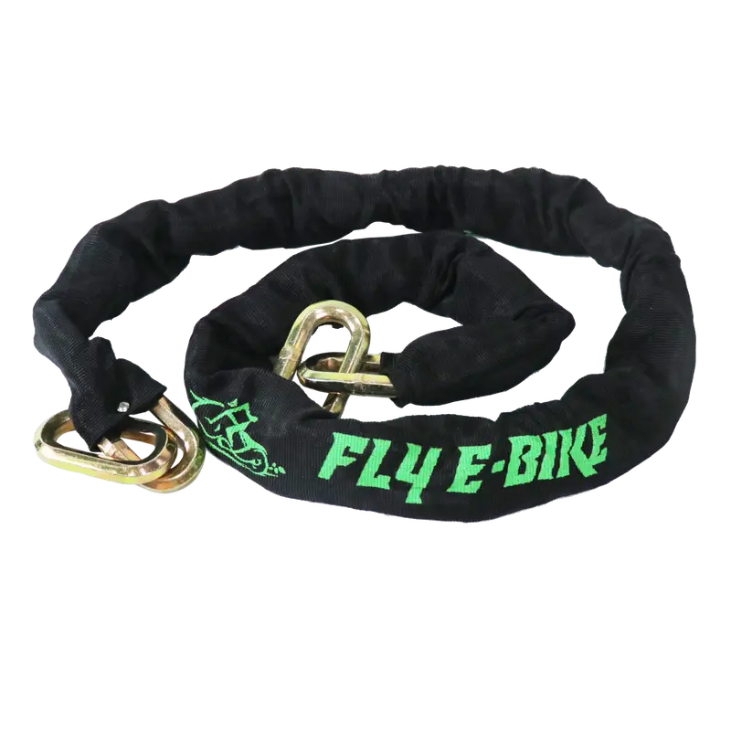 Fly E-Bike Heavy-Duty Security Chain + 12mm Hexagonal Design + 1.7m Length + Anti-Theft Lock