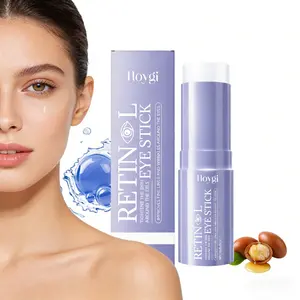 Retinol Eye Cream Stick (7g) - Shea & Olive Infused, Water-Rich Mild Non-Irritating Hydrating Formula to Nourish Refine Delicate Eye Area for Smoother Brighter Skin, Travel-Friendly Daily Skincare Treatment