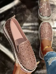 Women's Fairy Style Mary Jane Shoes Breathable Mesh Slip-On Flats, Summer Hollow Out Design, Comfortable Casual Footwear, Lightweight Slip Ons