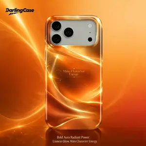 DarlingCase Leo Aura Glossy IPhone Case – Main Character Energy Protective Case for IPhone 11 Through IPhone 17 Series Shockproof Anti-Scratch Hard Protective Case