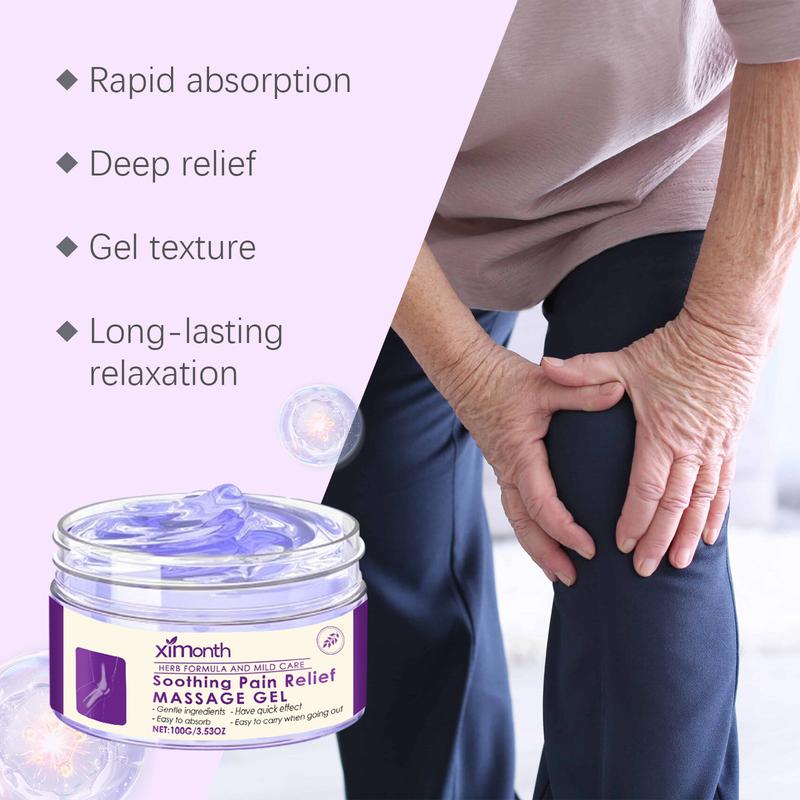 【Buy 2 Get 1 Free】Ximonth Body Massage Gel, Soothing Purple Gel for Knees, Back, Shoulders & Neck, Relaxing Rub with Natural Ingredients, Moisturizing Body Care for Tired Muscles, Cooling Massage Oil 【Buy 2 Get 1 Free】Ximonth Body Massage Gel, Soothing Purple Gel for Knees, Back, Shoulders & Neck, Relaxing Rub with Natural Ingredients, Moisturizing Body Care for Tired Muscles, Cooling Massage Oil