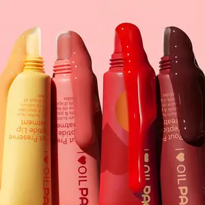 Lip Butter Balm, Moisturizing Squeeze Lip Mask and Lip Balm, Hydrating Peptide Lip Treatment for Instant Moisture, Long Lasting Lip Gloss Plumping Lip Oil