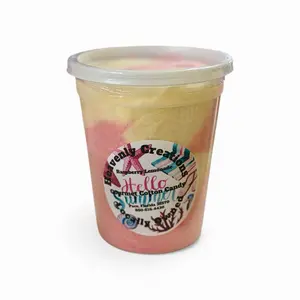 Heavenly Creations Raspberry Lemonade Cotton Candy - Sweet and Delicious Snack