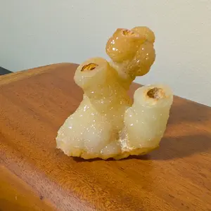 Quartz Over Agate Stalactite