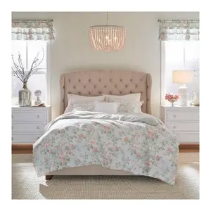 Laura Ashley Ma delynn - Blue K ing Duvet Cover Set
