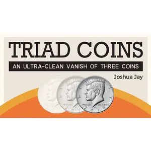 Triad Coins (Half Dollar) by Joshua Jay and Vanishing Inc.