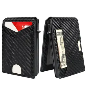 Anti Theft Aluminum Alloy Card Holder-RFID Blocking Slim Front Pocket Wallet,Pocket Men’s Wallet, Holds Credit Cards, Bills & ID, Lightweight and Durable