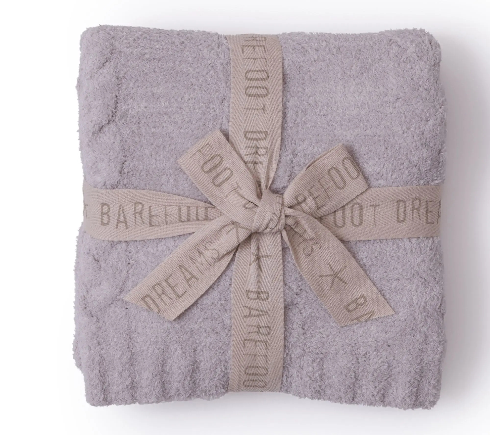 Barefoot Dreams CozyChic Braided Cable Receiving Blanket 30x30