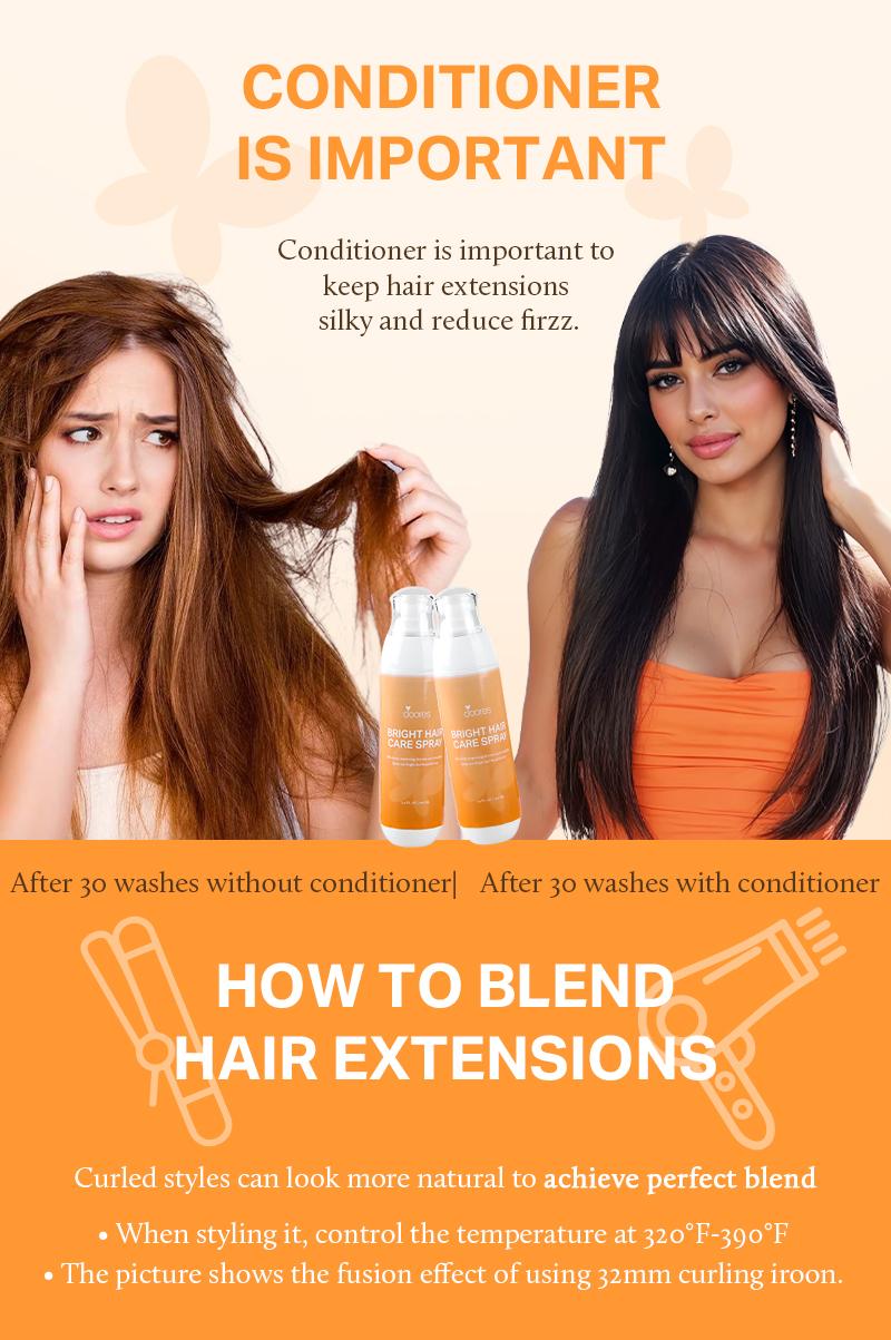 Doores Genius Seamless Tape-In Weft Hair Extensions 16–24" Straight 100% Human Hair For Daily Use