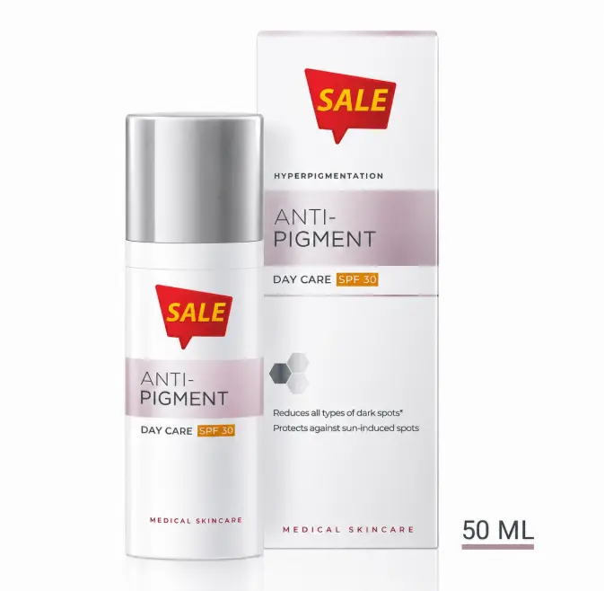 Anti-Pigment Day Cream SPF 30 50ml – Face Moisturizer for Uneven Skin Tone & Dark Spot Appearance, Daily Hydrating Facial Cream