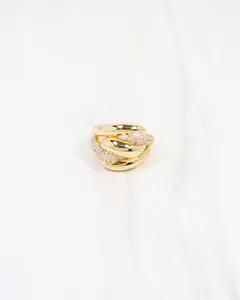 Massena CZ Pave Ring WR Gold