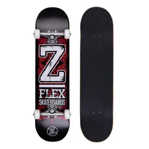 Z-Flex Logo Bold 8.0" Street Complete Skateboard