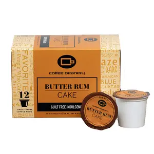 Butter Rum Cake Flavored Coffee Pods