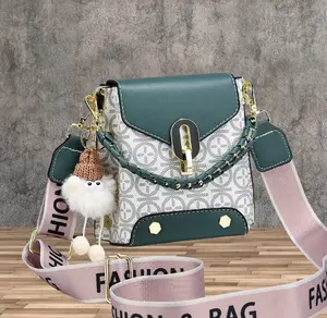 Casual Crossbody Bags for Women Fashion Cell Phone Purse Shoulder Handbags with Wide Strap - with Adjustable Shoulder Strap With accessories