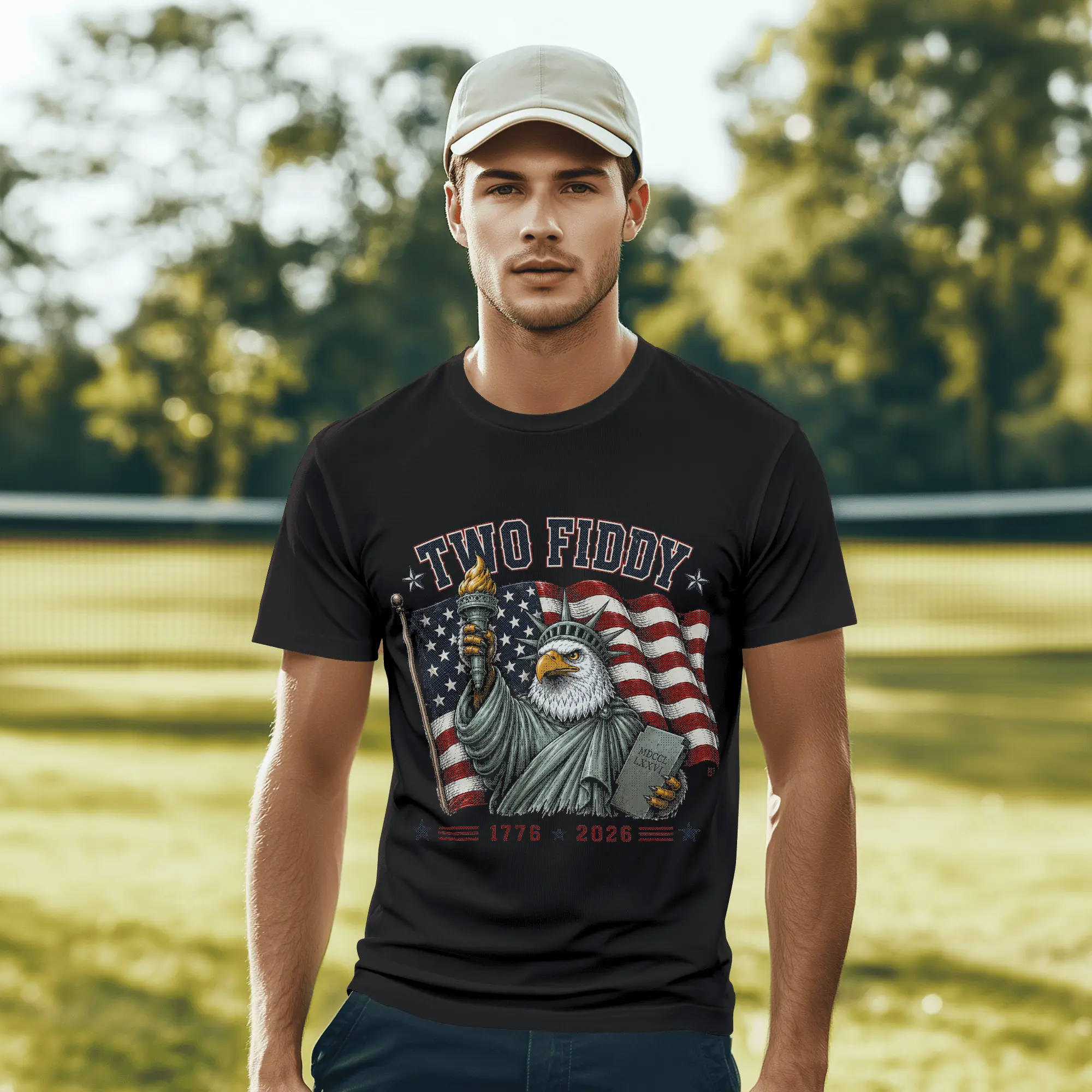 Unisex Handmade "2 Fiddy" T-Shirt - American-Made Casual Top Shirt