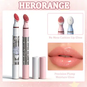 7Pcs Soft Neutral Mirror Lip Gloss, Precision sponge tip for clean edges, lightweight hydrating formula nourishes dry lips, non-sticky glass shine, sheer natural nude tone, long-lasting daily wear, perfect for clean girl everyday makeup look.