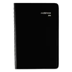 212 MAIN Wire-Bound Daily Planner Notebook, At-A-Glance Day Minder with Julian Dates, Printed Pages, Office Stationery Supplies, Weekly Planner (For Computers & Office Equipment Use)