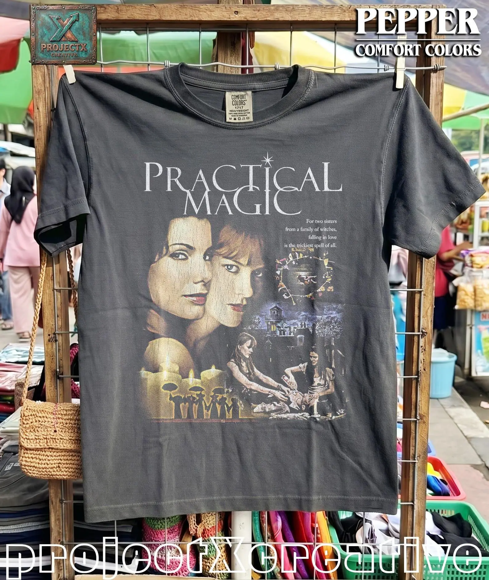 Comfort Colors® Practical Magic 1998 Shirt, Practical Magic Horror Movie Halloween T-Shirt