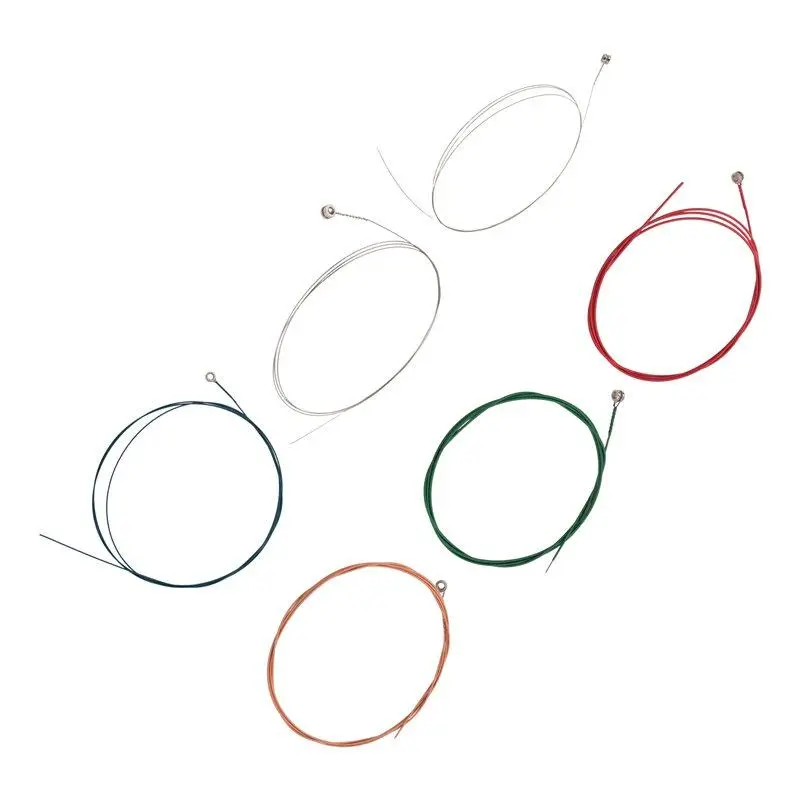 6Pcs/Set Acoustic Guitar String Replacement Steel String for Musical Instruments Electric Bass Guitar Accessory