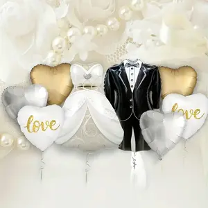 Wedding set engagement wedding balloons, photo balloons, party decoration balloons, wedding decoration, beautiful room decoration, party decoration supplies | bachelor party decoration, wedding party, engagement party, bride photo booth