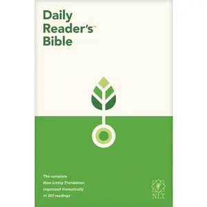 USED-NLT Daily Reader's Bible (Red Letter, Hardcover) (Hardcover)