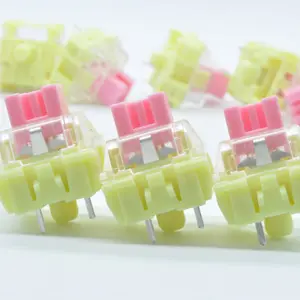 TTC RGB Rose Gold Switch V2 (35 pcs) - 37g Actuation Force - Mechanical Keyboard Switches - Gift Box Packaging